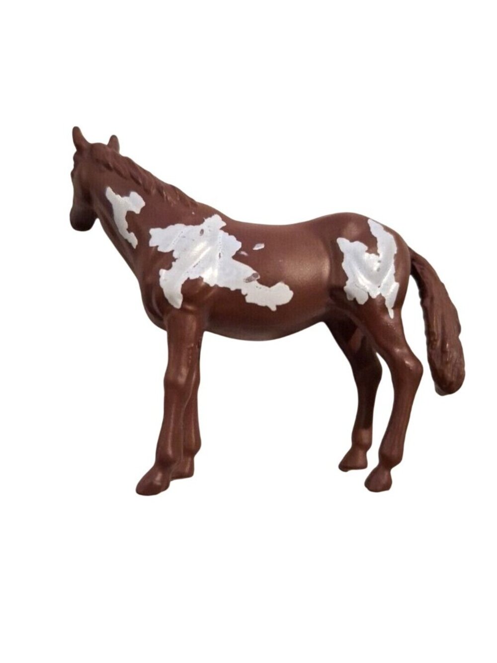 Popak New Ray Horse 3" Brown White Paint Pinto & Bay Vintage Lot - Picture 5 of 9